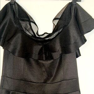 Black NWOT black Off-Shoulder jumpsuit size Large